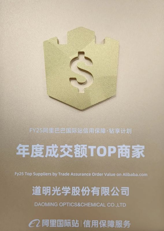 庆幸时刻丨贝斯特光学荣获阿里国际站“年度成交额TOP商家”奖项